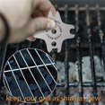 thumbnail image 5 of Raspador para parrilla de barbacoa, limpiador de rejillas para parrilla, accesorios de cocina, accesorios para parrilla y camping, 5 of 5