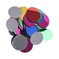 thumbnail image 6 of Tachiuwa 85x 20mm Flat Round Loose Sequins DIY Dress Accessories ation Hairpins Decorative Patches for Sewing Wedding Clothing Men Multicolor, 6 of 10