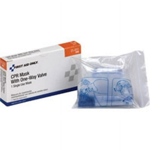 One-Way Valve CPR Mask, White