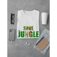 thumbnail image 3 of Save The Jungle Leopard Texture Tee Men's -Image by Shutterstock, 3 of 4
