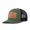Green and black, variant on DAD Golf Leather Patch Embroidered Color Block Trucker Hat Unisex Adjustable Cotton Breathable Fashion Cap for Travel Daily Wear