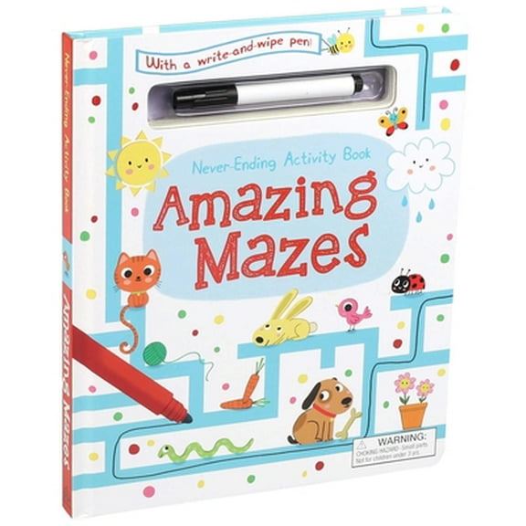 Pre-Owned Never-Ending Activity Book: Amazing Mazes (Hardcover) 1684123216 9781684123216