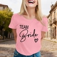 thumbnail image 2 of CAIXIA Bride T-Shirt Team Bride Shirts Bachelorette Party Shirts Bridal Party T-Shirt Bridesmaid Proposal Gift, 2 of 5