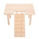 thumbnail image 4 of Decorative Chinchilla Toy Wear-resistant Hamster Platform Wooden Guinea Pig Ramp, 4 of 4