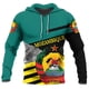 thumbnail image 3 of Sudadera con capucha con estampado 3D de la bandera de Mozambique para hombre, ropa informal de uso diario, sudadera con estampado de emblema nacional, ropa africana para hombre, 3 of 5