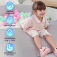 thumbnail image 3 of Moxufan 120 cm Ball Pit,Large Soft Round Playpen Ball Pool Hidden Zipper,Ideal Gift Indoor and Outdoor Game,Balls not Included (Grey), 3 of 14