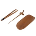 thumbnail image 3 of Bamboo Tea Set, Hand-Made Carving Tea Accessories Tea Scoop, Natural Bamboo Tea Set Tearoom Set For Home Office Tea Accessory Bamboo Pattern, 3 of 8