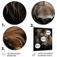 thumbnail image 3 of Designart "Creature Fierce Mane" Animals Metal Wall Art, 3 of 5