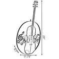 thumbnail image 4 of Hanging Metal Musical Note Wall Art Decor Sculpture for Home Bar Instrument, 4 of 6