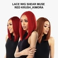thumbnail image 6 of Ebo Synthetic Lace Front Wig Deep Part Kimora 14” ( 1 Jet Black ), 6 of 7