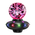 thumbnail image 2 of Plasma Ball,3 inch Plasma Ball Toy Funny Touch-sensitive Plasma Globe for Kids Thunder Lightning Halloween Gift Christmas Gift, 2 of 6