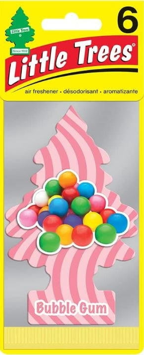 Little Trees 60348 Bubble Gum Hanging Air Freshener for Car & Home 48 Pack!