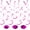 Hot Pink, variant on 24 PCS Silver Hanging Swirl, Sparkle Ceiling Hanging Decorations, Plastic Streamer Party Decorations with Double-Swirls and Single-Swirls for Birthday Decorations, Graduation, Easter, Baby Shower