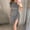 *Gray, variant on ClodeEU Women's Off Shoulder Evening Gown ,Sleeveless Formal Bodycon Dress for Summer Banquet Red,Womens Plus L