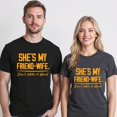 thumbnail image 5 of She's My Friend-Wife Don't Make It Weird T-Shirt – Friendship Humor – Unisex Casual Wear, 5 of 6