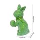 thumbnail image 3 of ddioayh Easter Bunny Ornament Glittery Textured Multi-Expression Simulation Flock Bunny with Satin Bow for Home Garden Patio Outdoor Decor, 3 of 6