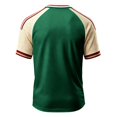 thumbnail image 4 of Mexico 2026 Soccer Cup Fan Jersey for Men, V-Neck Short Sleeve T-Shirt with Eagle & Vintage Totem Print, Breathable Casual Sports Tee Pullover Top, 1 PC Army Green L, 4 of 4