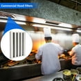 thumbnail image 3 of QinaQin 6-Pack Commercial Range Hood Filters, Baffle-Type Grease Filters, 5-Slot Design, Suitable for Restaurant Exhaust Systems, Easy To Clean and Dishwasher Safe, Universal Replacement Pack, 3 of 7