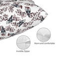 thumbnail image 5 of Cauagu Bird Print Pillow Covers with Envelope Closure,1PC Pillow Cases Decorative Pillow Case for Bed & Couch, Pillows Not Included-14"x20", 5 of 6