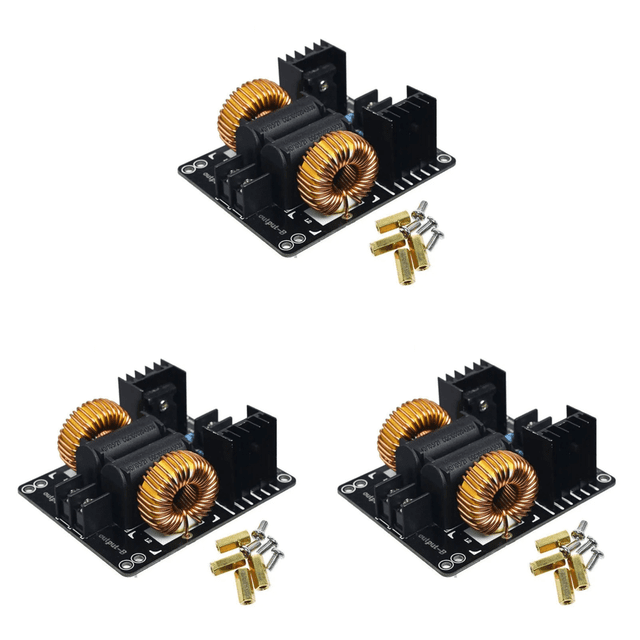 Módulo calefacción placa voltaje ZVS 1000W 20A DC 12-30V calentadores controlador Flyback