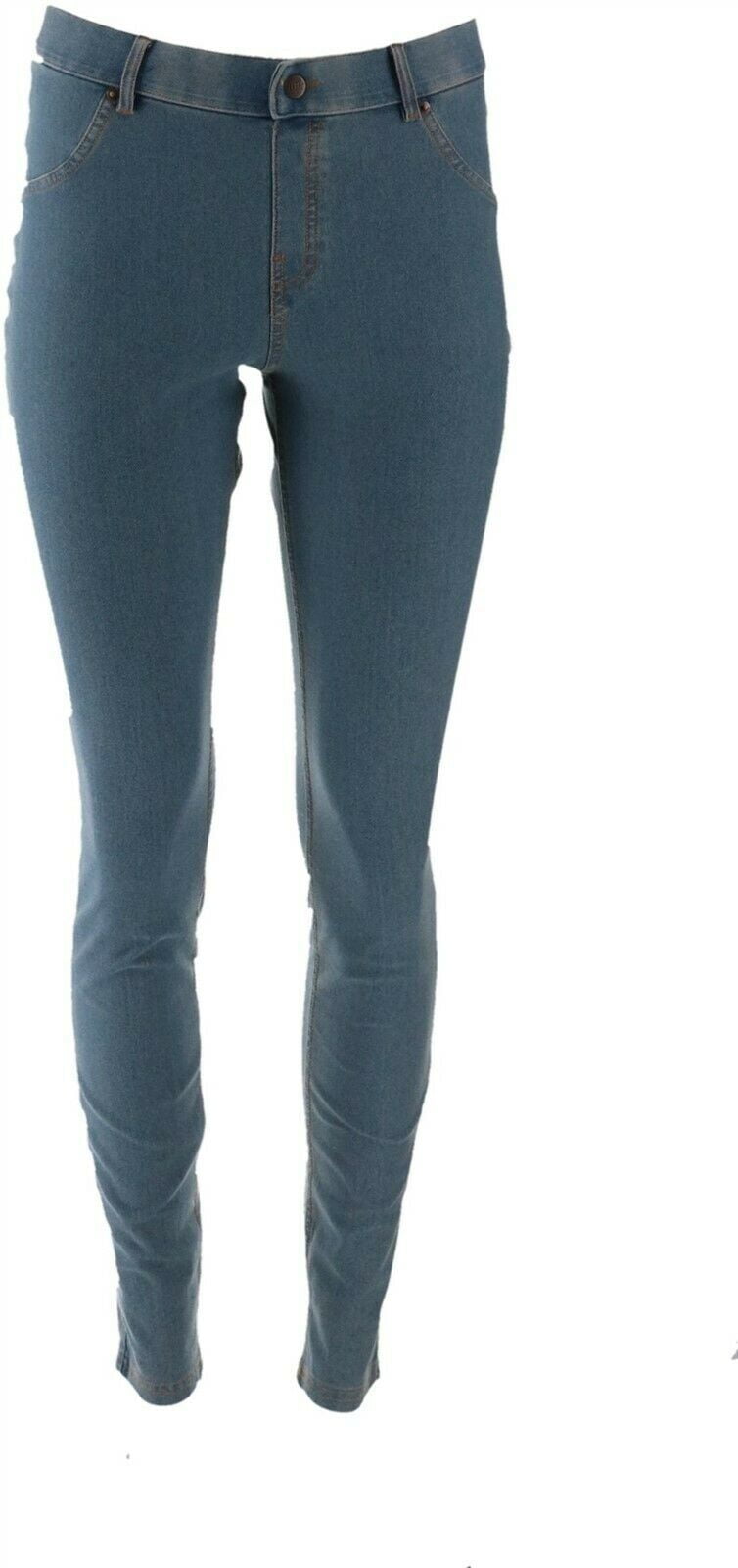 hue stretch denim leggings