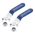 thumbnail image 6 of Uxcell Iron Chrome Plated Replacement Quarter Turn Lever Handle for DN20 Ball Valve, 2, 6 of 6