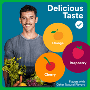SmartyPants Organic Mens Multi & Vegetarian Omega 3 Gummy Vitamins with D3, C & B12 - 90ct