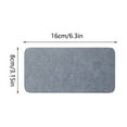 thumbnail image 2 of Diatomaceous Earth Bath Mat Fast Drying Kitchen Counter Tray Hygienic Stone Drying Pad for Tableware Ceramic Soap Dispenser Bowl Rack Organizer, 2 of 7