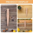 thumbnail image 3 of Homoyoyo 2Pcs Beige Wooden Handheld Seed Dispenser for Garden Use with Efficient Seed Distribution, 3 of 8