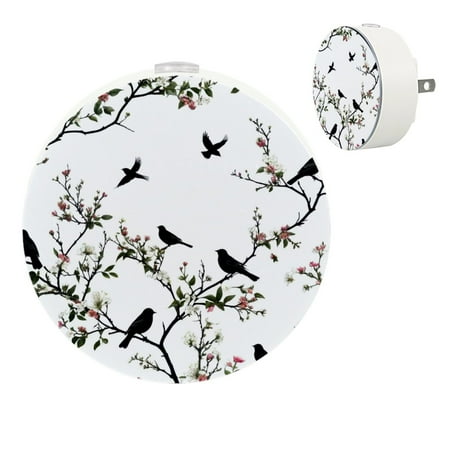 

YZUOUZY Night Light Night Lights Small Bedside Lamps Set of 2 Leaf Flower