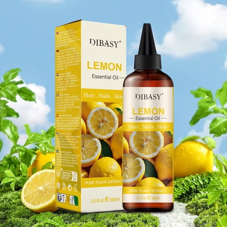 This is a Pre-Mixed Body Massage Oil, No Need to Mix it with a Base Oil, Moisturizing, Hydrating, and Non-Greasy (Lemon)