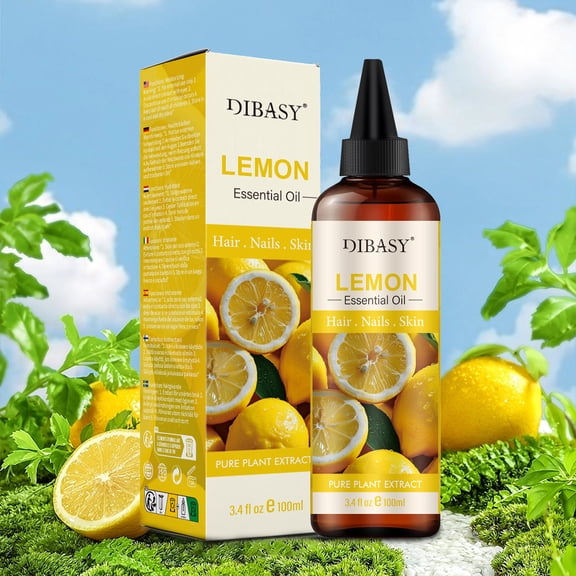 This is a Pre-Mixed Body Massage Oil, No Need to Mix it with a Base Oil, Moisturizing, Hydrating, and Non-Greasy (Lemon)