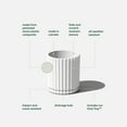 thumbnail image 2 of Veradek Mason Series Demi 6" Planter White, 2 of 9