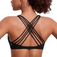 thumbnail image 1 of Top Deportivo CRZ YOGA para Yoga con Tirantes, Sin Aros y Acolchado, Negro, Talle Grande, 1 of 7