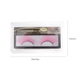 thumbnail image 4 of EeaseCA 3 Paires de Faux Cils Roses Brillants Bouclés Art Extension de Cils pour Halloween Performance Carnaval, 4 of 7