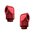 thumbnail image 4 of 2pcs 90 Degree Rotary Adapter G1/4 Angled Connector for PC Gaming Water Cooling Building Accessaries Pipe Connection silver 45 degree, 4 of 5