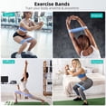 thumbnail image 5 of Resistance Loop Exercise Bands Exercise Bands for Home Fitness, Stretching, Strength Training, Physical Therapy,Elastic Workout Bands for Women Men Kids, Set of 5, 5 of 5