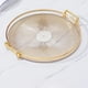thumbnail image 4 of Uuiauoio Round Serving Tray, Elegant Round Tray with Gold Handle, Fruits Desserts Snacks Display Food Serving Tray, Decorative Platter for Vanity Bathroom Coffee Table, 4 of 6