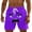Z1-Purple, variant on Lumeqa Mens Swim Trunks Funny Face Print Quick Dry Beach Shorts with Drawstring Bathing Suit Swimming Board Shorts
