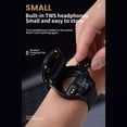 thumbnail image 4 of Smartwatch Reloj Inteligente Gt5 2 En 1 Con Audífonos TWS Fralugio Negro, 4 of 5