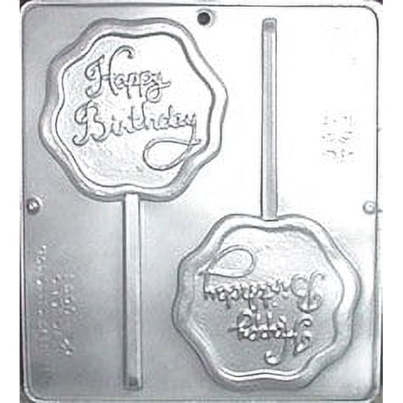 3306 Happy Birthday Lollipop Chocolate Candy Mold