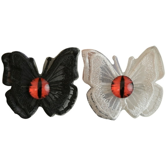 GAXIRE Hair Clips for Women Eyeball Shape 2Pcs Creative Design Party Accessory