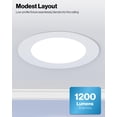 thumbnail image 2 of Iluminación empotrada LED Sunco 6" 1200 lm 15 W CCT seleccionable, 2 of 7