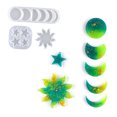 thumbnail image 4 of Billuyoard Moldes de silicona de diseño especial Star Sun, molde de estrellas ligeras, molde de operación Simple, colgante de decoración para el hogar Artesanía Estrella Billuyoard HA075474-03, 4 of 6