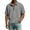 Gray, variant on Sweatshirt for Men Stylish Quarter-Zip Casual Pullover Turn Down Collar Solid Color Shirts Lightweight Trendy Shirts