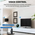 thumbnail image 4 of Thermomètre de Chambre WiFi Hygromètre Intérieur : Moniteur de Température et d'Humidité Intelligent avec Affichage Rétroéclairé LED, 4 of 6