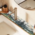 thumbnail image 2 of Yayeee Faucet Mat for Kitchen Sink 30" Diatomite Long Splash Guard Pad, Watercolor Mountatin, 2 Pack, 2 of 7