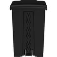 thumbnail image 4 of Safco Products Plastic Step-On Touchless 12 Gallon Trash Can in Black, 4 of 4