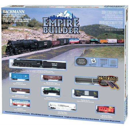Bachmann Trains Empire Builder, N Scale Ready-to-Run Electric Train