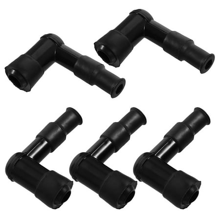 WORGEOUS 5 Pcs Motorcycle Spark Plug Cap Boot Waterproof Engines Generators Part Spark Plug Cap Replacement Spark Plug Wire Ends